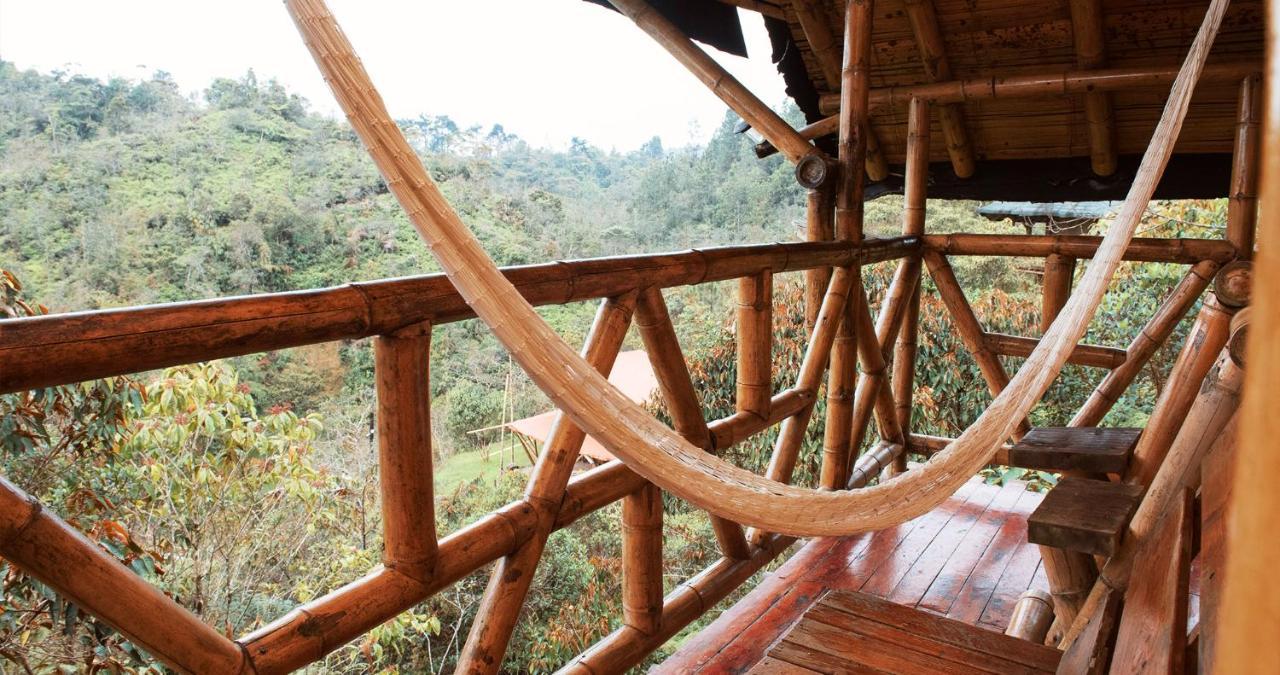 Hotel Guatape Adrianas Bambu Exteriör bild